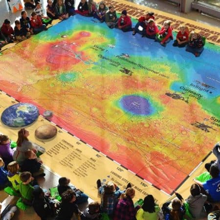 Educator Workshop: Mars Exploration: Giant Mars Map Professional Development Workshop