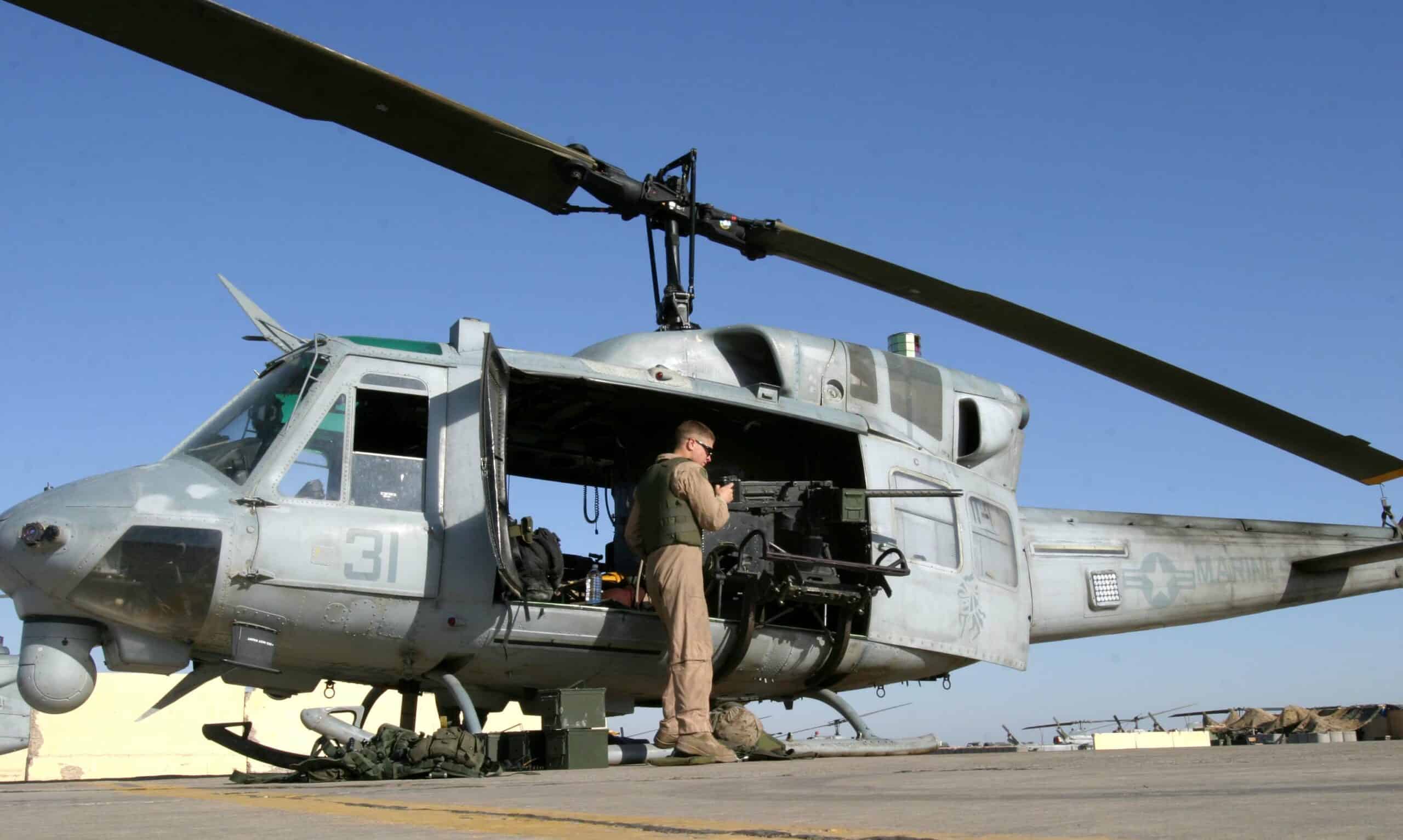 A Marine UH-1N Huey, similar to the one mentioned in the story. USMC photo by Lance Cpl. Scott L. Eberle.