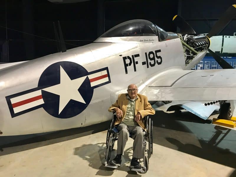 WWII Veteran Visits the Museum of Aviation