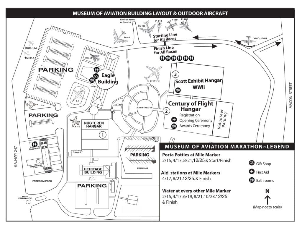 2023 Campus Map | Museum of Aviation